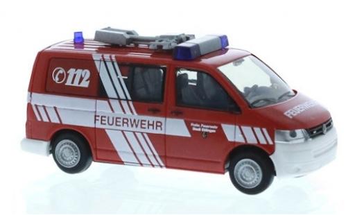 Volkswagen T5 1/87 Rietze Feuerwehr Ettlingen 2010 miniature