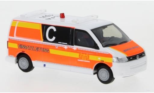 Volkswagen T5 1/87 Rietze Feuerwehr Paderborn 2010 Le contrôle opérationnel miniature