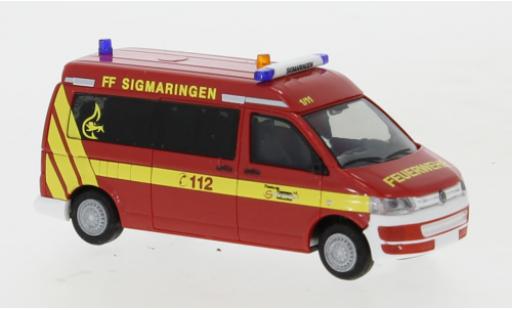 Volkswagen T5 1/87 Rietze Feuerwehr Sigmaringen 2010 miniature