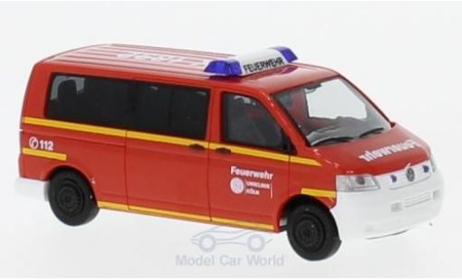 Volkswagen T5 1/87 Rietze Feuerwehr Uniklinik Köln 2003 miniature