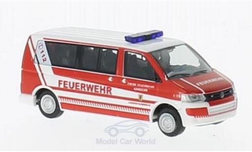 Volkswagen T5 1/87 Rietze GP LR Feuerwehr Kandern ohne Vitrine miniature