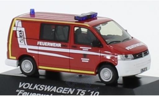 Volkswagen T5 1/87 Rietze Halbbus Feuerwehr Dierdorf 2010 miniature
