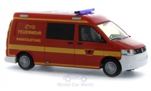 Volkswagen T5 1/87 Rietze Halbbus Feuerwehr Lübeck miniature