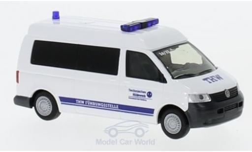 Miniature Volkswagen T5 1/87 Rietze Hochdach Bus THW Bad Homburg 2003 Volkswagen T5 1/87 Rietze Hochdach Bus THW Bad Homburg 2003 miniature