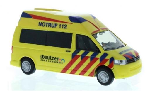 Volkswagen T5 1/87 Rietze Hornis Silver Rettungsdienst Radeberg miniature