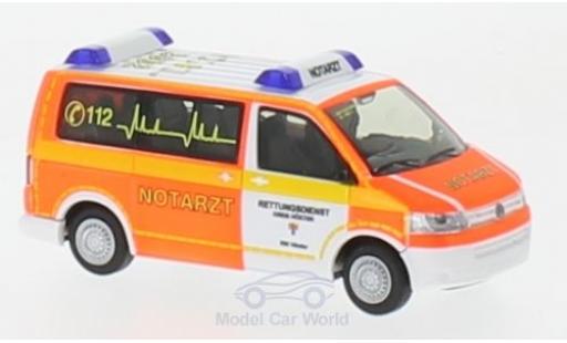 Volkswagen T5 1/87 Rietze Notarzt Rettungsdienst Höxter 2010 miniature