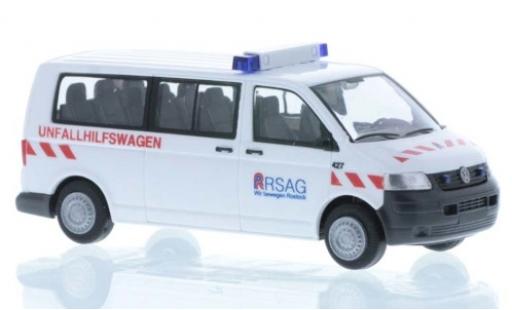 Volkswagen T5 1/87 Rietze Unfallhilfswagen RSAG Rostock miniature