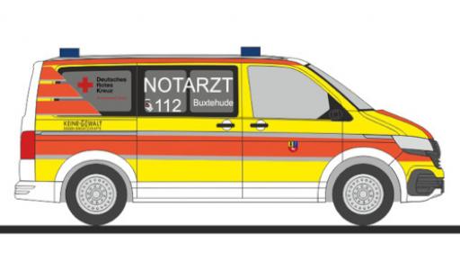 Volkswagen T6 1/87 Rietze .1 Bus DRK Buxtehude miniature