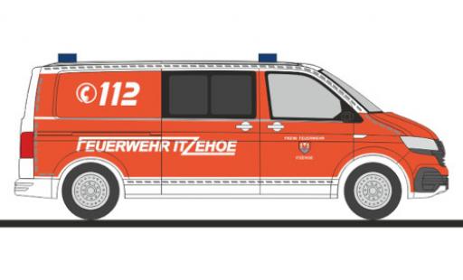 Volkswagen T6 1/87 Rietze .1 Bus Feuerwehr Itzehoe miniature