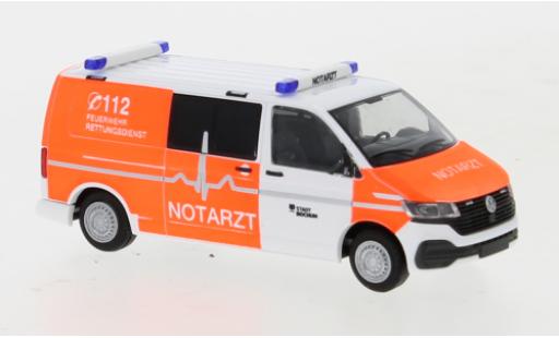 Volkswagen T6 1/87 Rietze .1 Feuerwehr Bochum Notarzt plus long empattement miniature