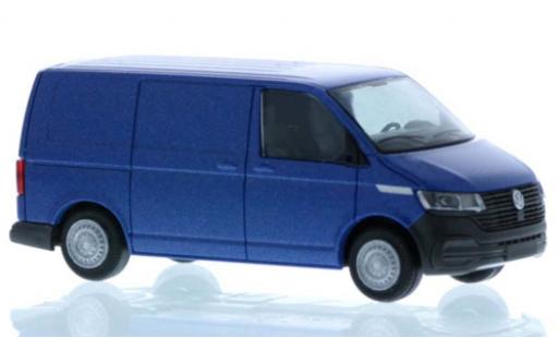 Volkswagen T6 1/87 Rietze .1 Kasten metallise bleue court- empattement miniature