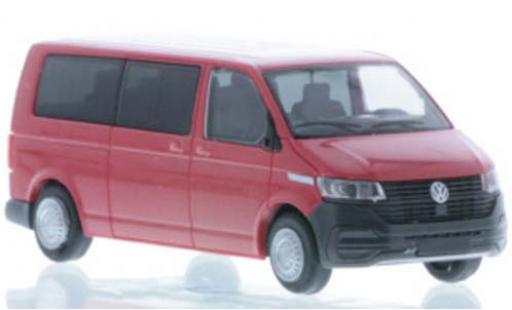 Miniature Volkswagen T6 1/87 Rietze .1 LR Bus FD rouge Volkswagen T6 1/87 Rietze .1 LR Bus FD rouge miniature