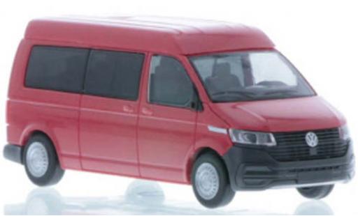 Miniature Volkswagen T6 1/87 Rietze .1 LR Bus MD rouge Volkswagen T6 1/87 Rietze .1 LR Bus MD rouge miniature