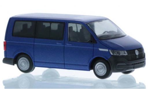 Volkswagen T6 1/87 Rietze .1 metallise bleue court- empattement miniature