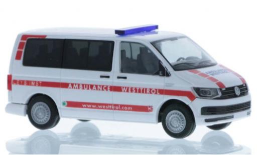 Miniature Volkswagen T6 1/87 Rietze Ambulance Westtirol court- empattement Volkswagen T6 1/87 Rietze Ambulance Westtirol court- empattement miniature