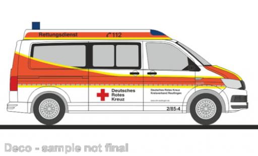Volkswagen T6 1/87 Rietze Bus DRK KV Reutlingen 1:87 miniature