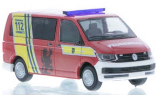Volkswagen T6 1/87 Rietze Bus Feuerwehr Chemnitz miniature