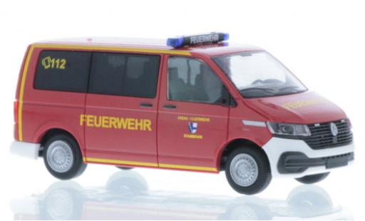 Volkswagen T6 1/87 Rietze Bus Feuerwehr Stammham / Inn miniature