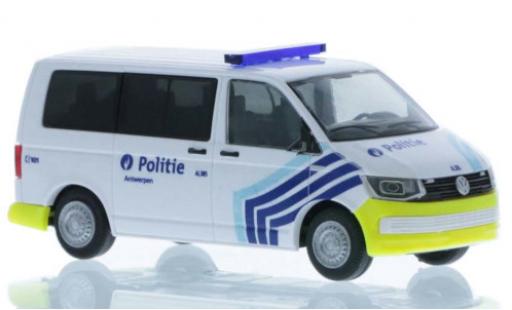 Volkswagen T6 1/87 Rietze Politie (BE) court- empattement miniature