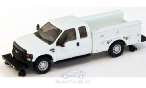 Miniature Ford F-350 1/87 River Point XLT Super Cab Hi Rail Utility Truck blanche 2008 Ford F-350 1/87 River Point XLT Super Cab Hi Rail Utility Truck blanche 2008 miniature