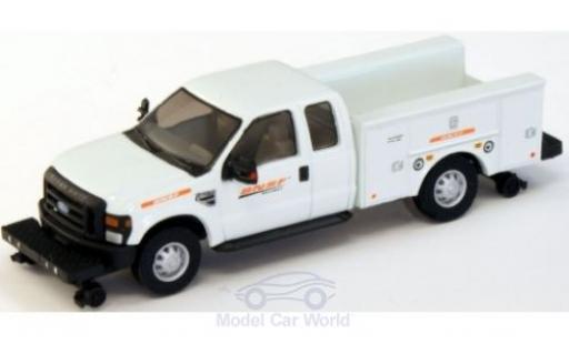 Miniature Ford F-350 1/87 River Point XLT Super Cab Utility Hi-Rail Truck BNSF 2008 Ford F-350 1/87 River Point XLT Super Cab Utility Hi-Rail Truck BNSF 2008 miniature