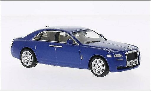 Rolls Royce Ghost Base 1/43 WhiteBox metallise bleu 2009 miniature