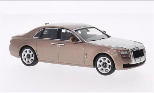Rolls Royce Ghost Base 1/43 IXO metallise marron/grise 2010 miniature