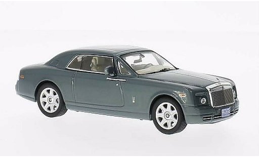 Rolls Royce Phantom Coupe 1/43 IXO grise-verte 2008 miniature
