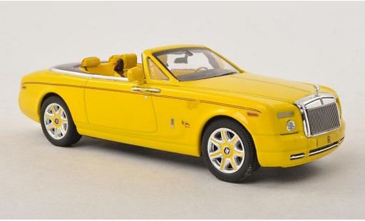 Rolls Royce Phantom Drophead Coupe 1/43 IXO Bijan Pakzad jaune miniature