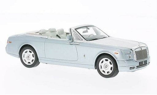Rolls Royce Phantom Drophead Coupe 1/43 IXO bleu/grise 2009 miniature