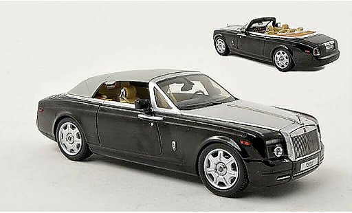 Rolls Royce Phantom Drophead Coupe 1/43 Kyosho noire/grise LHD miniature