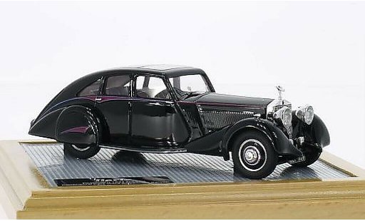 Rolls Royce Phantom Continental 1/43 Ilario II Park Ward Streamline Saloon noire 1934 miniature
