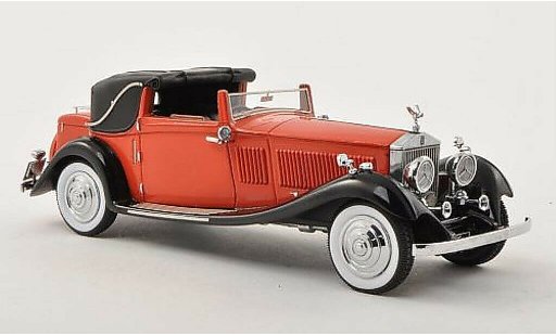 Rolls Royce Phantom 1934 1/43 Neo II Owen Sedanca Coupe Gurney Nutting (64PY) rouge/noire RHD miniature