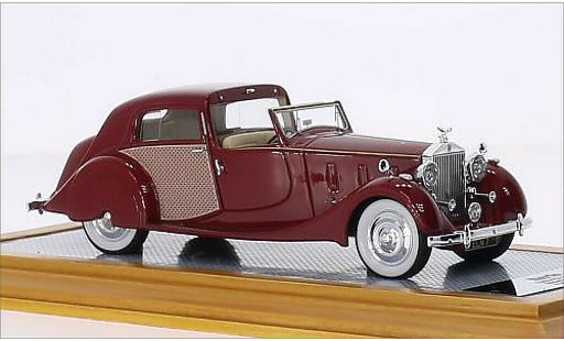 Rolls Royce Phantom Park Ward 1/43 Ilario III Sedanca de Ville rouge/Dekor RHD 1937 miniature