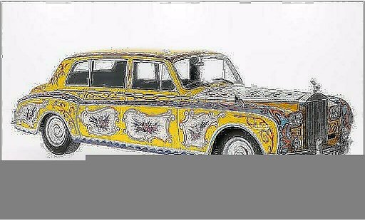 Rolls Royce Phantom John Lennon 1/18 Paragon V MPW RHD miniature