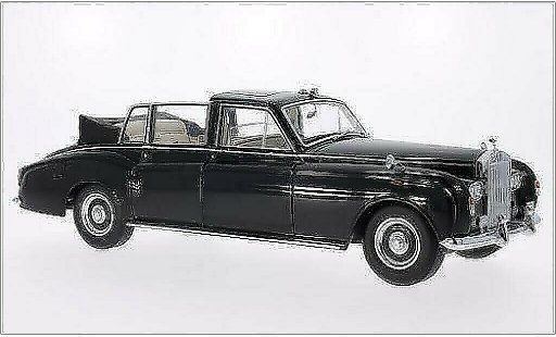 Rolls Royce Phantom Landaulet 1/18 CMF VI noire RHD miniature