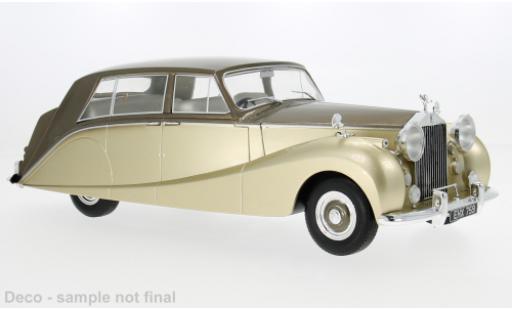 Rolls Royce Silver Wraith 1/18 MCG Empress by Hooper marron/gold 1956 1:18 miniature