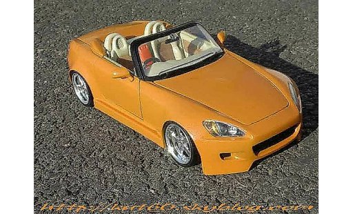 Honda S2000 Base 1/18 Maisto orange tuning miniature