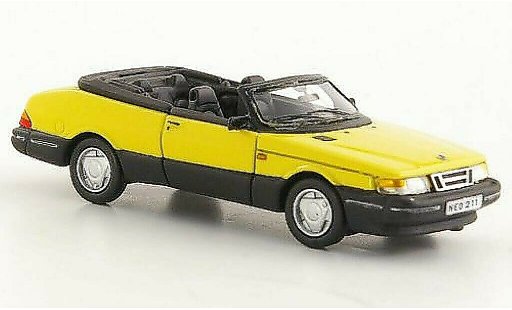 Saab 900 Cabriolet 1/87 Neo jaune 1987 miniature
