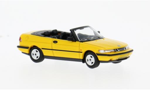 Saab 900 1/87 Minichamps Turbo 16S (Aero) Cabriolet jaune 1987 1:87 miniature
