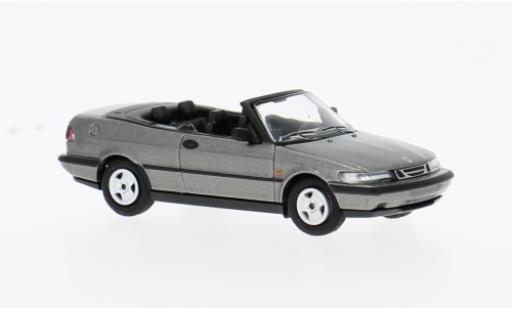Saab 900 1/87 Minichamps Turbo 16S (Aero) Cabriolet grise 1987 1:87 miniature
