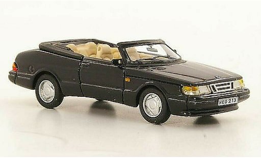 Saab 900 Turbo 1/87 Neo Cabriolet noire 1987 miniature