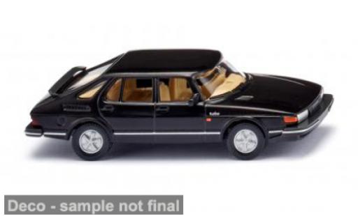 Saab 900 1/87 Wiking Turbo noire 1978 1:87 miniature