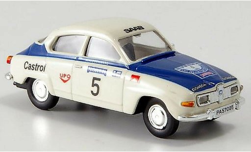 Saab 96 1000 Lakes Rally 1/87 Brekina Berline No.5 Rallye miniature