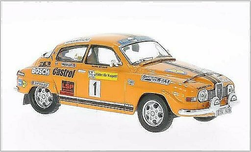 Saab 96 Rally Sweden 1/43 IXO V4 No.1 Su&Atilde;&uml;de 1975 /H.Sylvan miniature