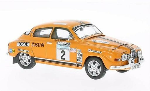 Saab 96 RAC Rally 1/43 IXO V4 No.2 1974 /H.Sylvan miniature