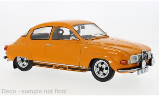 Saab 96 1/18 MCG V4 orange 1970 1:18 miniature