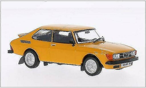 Saab 99 Turbo 1/43 WhiteBox Combi Coupe orange 1977 miniature