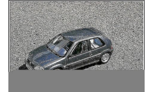 Citroen Saxo VTS 1/18 Ottomobile grise orageux preparation circuit miniature