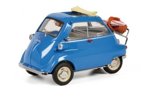 Bmw Isetta 1/43 Schuco bleue Picknick miniature